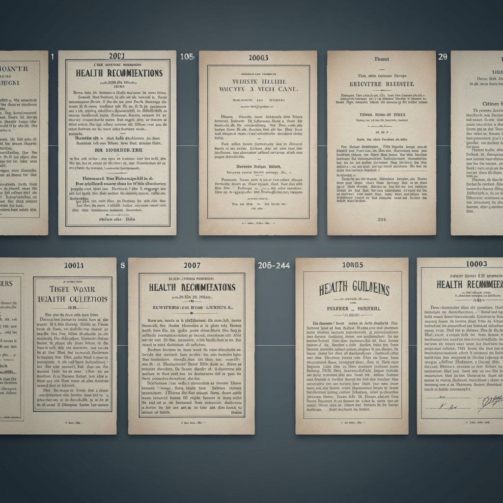 Historical context of dietary recommendations