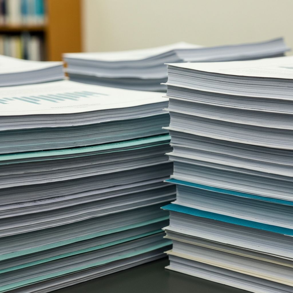 Scientific research papers and data visualization